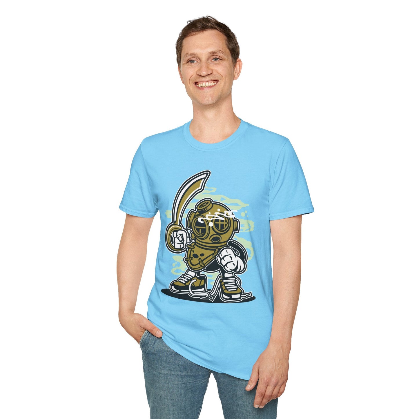 Cartoon T Shirt Animation Tee Funny Tee Shirt Unisex Gildan Softstyle Cotton Comfort