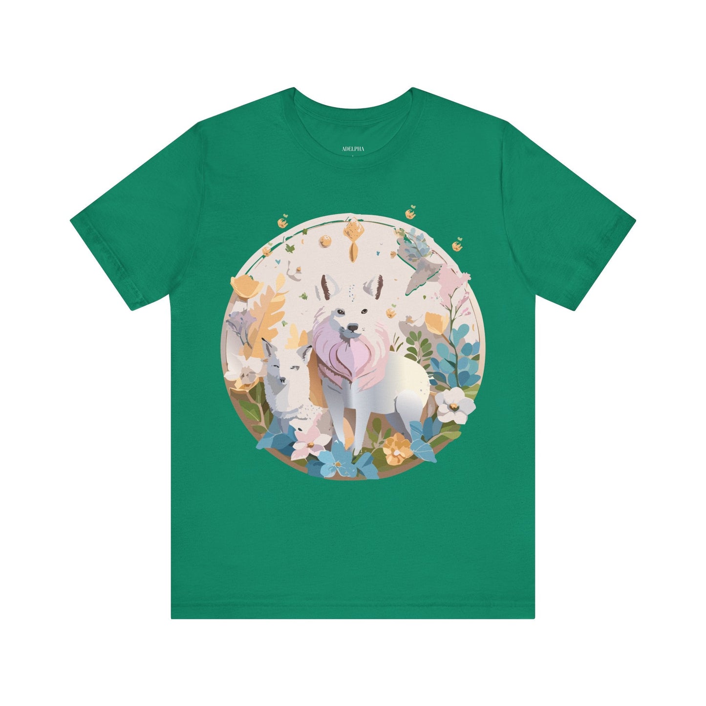 Adelpha Graphic Tee Unisex Short Sleeve Shirt With Vintage Art Design For Everyday Wear
