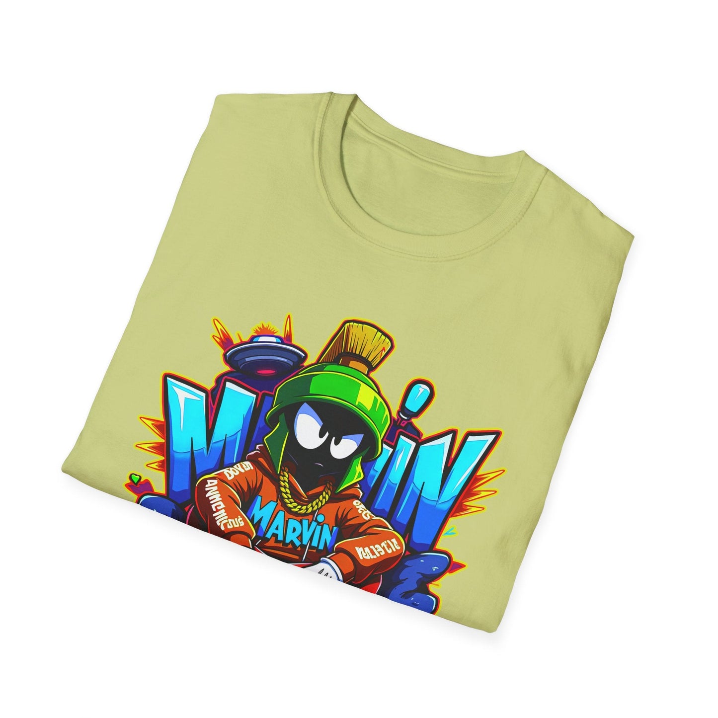 Unisex Cartoon T Shirt With Funny Animals Animation Graphic Gildan Softstyle 64000