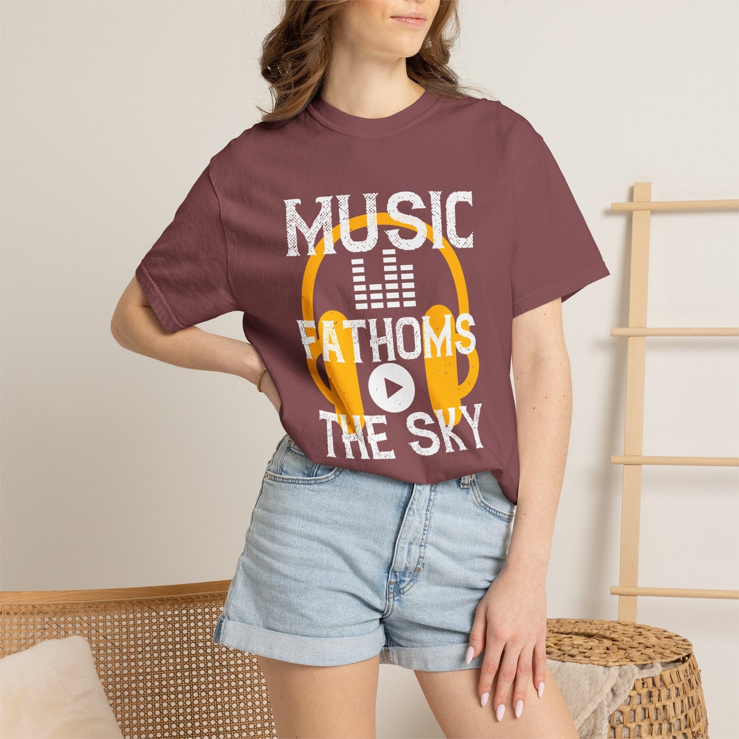Music Graphic Design Unisex Cotton T-shirt m24