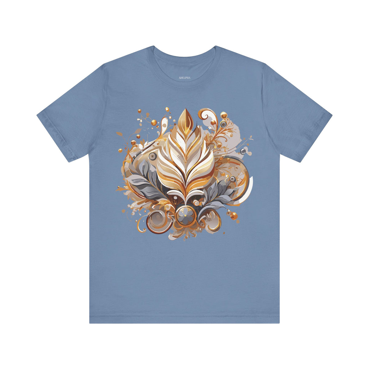 Jewelry Graphic Unisex Cotton Bella+Canvas Tee with Art Design n139