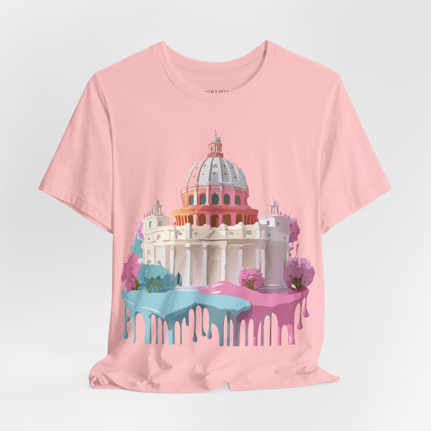 Adelpha Rome Tourist Shirt Unisex Graphic Tee With Vintage Art Design Comfortable Fit