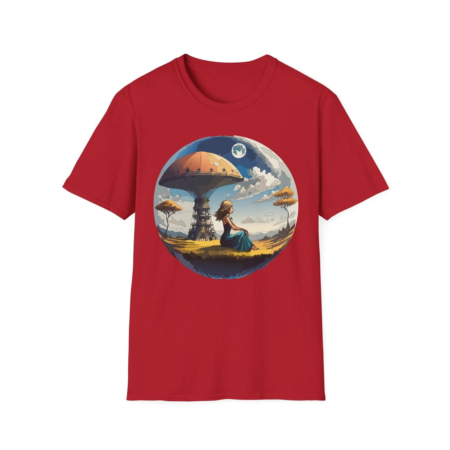 Womens Graphic T Shirts Art Design Shirt Softstyle Short Sleeve Cotton Tee Premium Quality