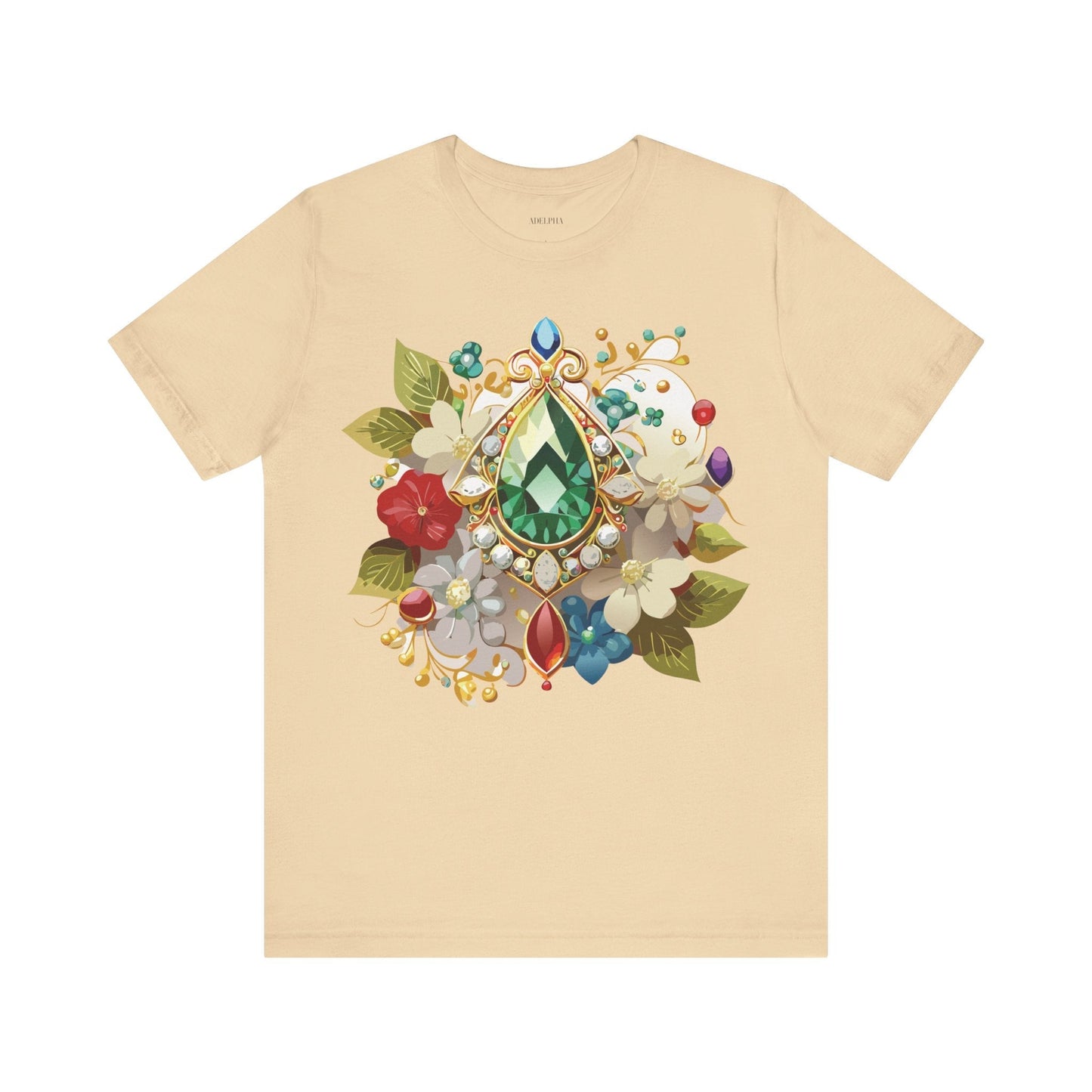 Adelpha Vintage Inspired Graphic Tee Unisex Jersey Short Sleeve Art Design Shirt