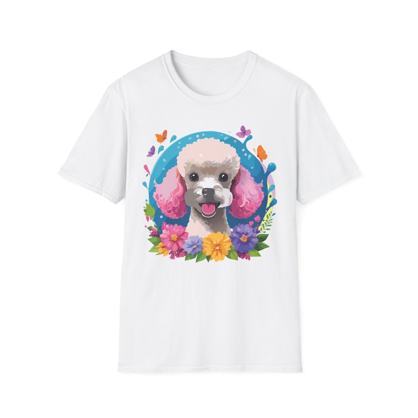 Dog Shirt With Animals Unisex Softstyle Tee 100 Percent Cotton Gildan 64000