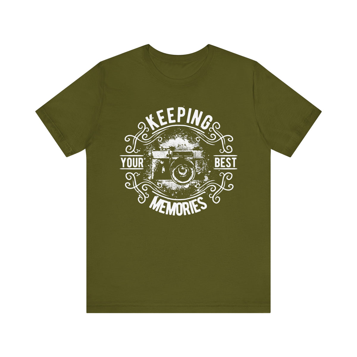 Keeping Your Best Memories T-Shirt Vintage Camera Graphic T-Shirt A-5