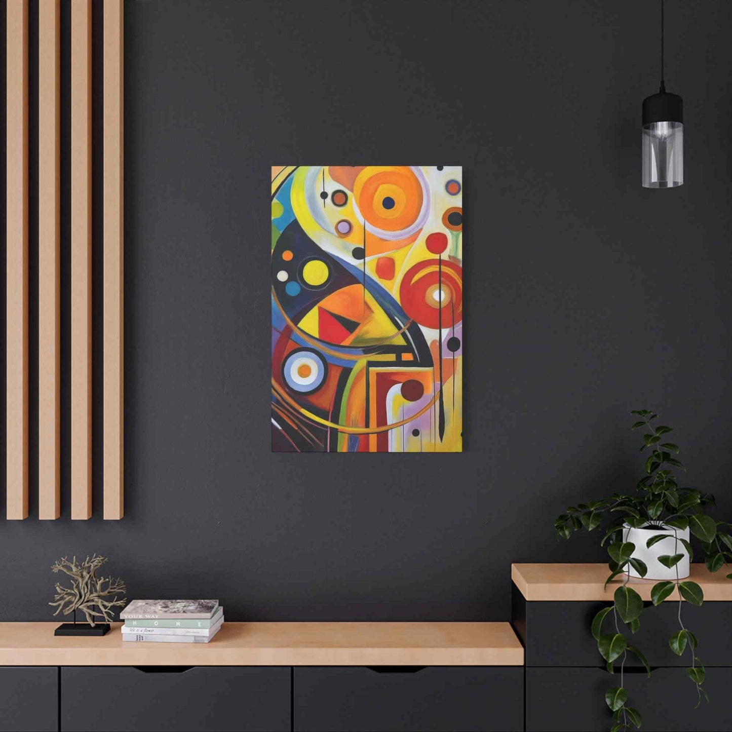 Abstract Painting Print Canvas 20x24,20x30,24x30, 24x32,24x36,30x40, 32x48,36x48,40x60 Pine-Wood Inner Frame ABS-7