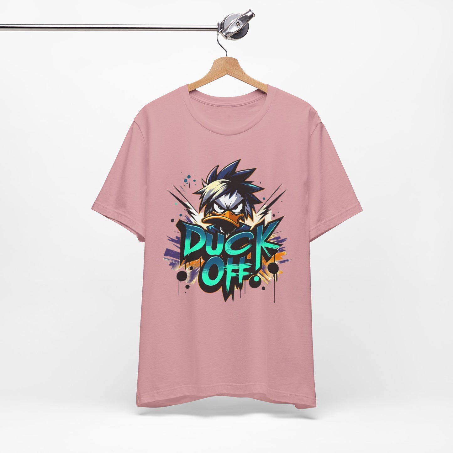 Duck Graphic Tee, Duck Shirt, Funny Bird Tee Shirt, Funny Animal T-Shirt, Cartoon Top, Animal Tees, Art Design T-Shirt