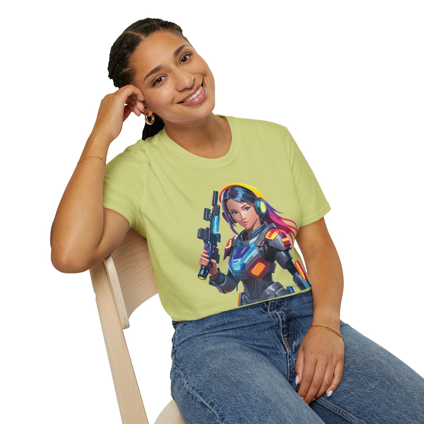 Robocop Graphic Unisex Cotton With Cyber Man Artwork Tee 9