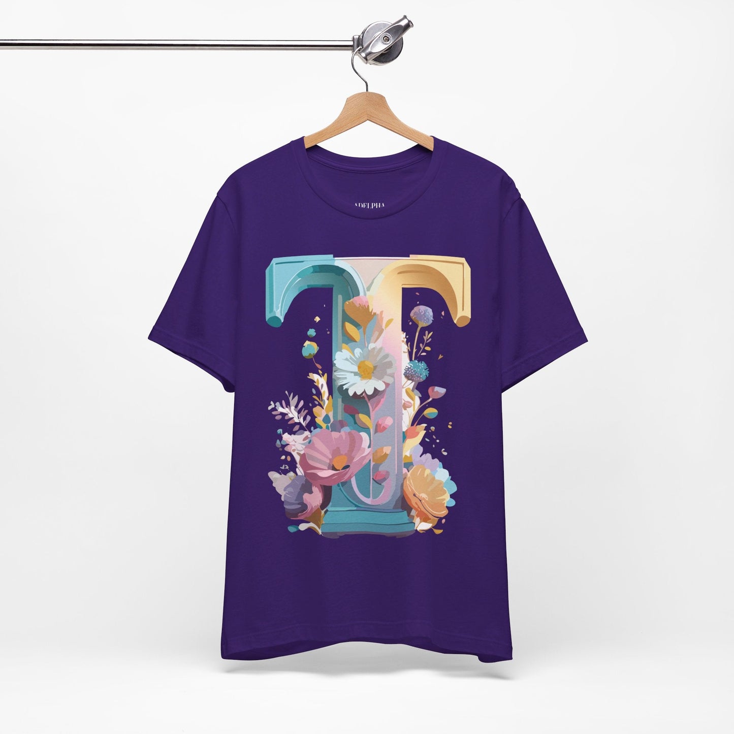 Unisex Graphic T Shirt Letter Shirt Adelpha Vintage Inspired Art Tee Short Sleeve
