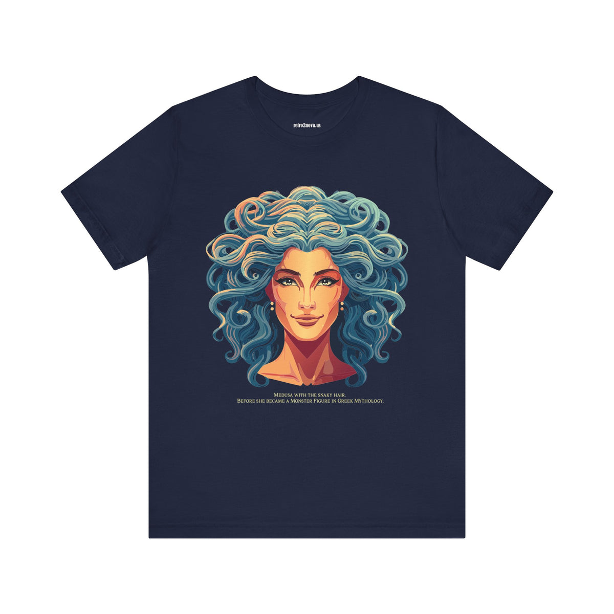 Goddess Graphic Unisex Cotton Bella+Canvas Tee with Medusa