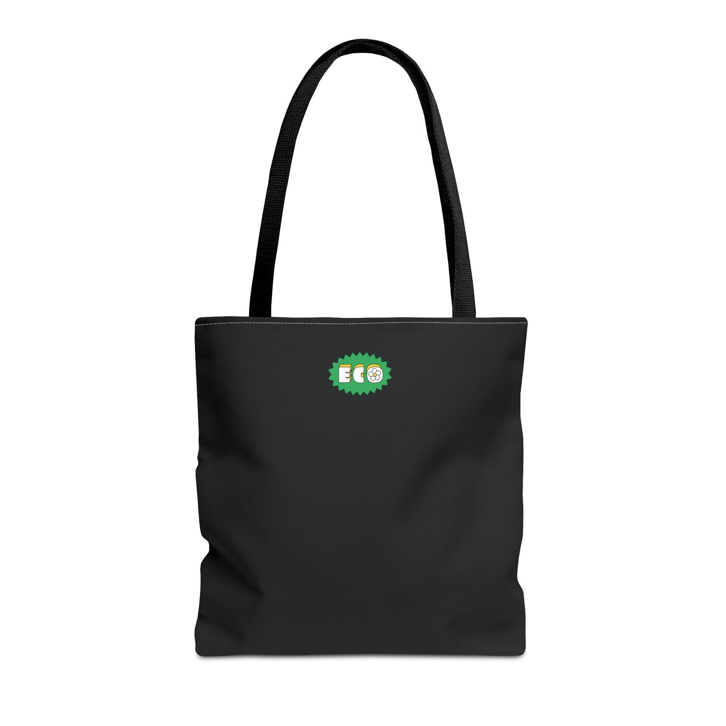 ECO BLACK COLOR CANVAS BAG HIGH-QUALITY 100% SPUN POLYESTER 3 SIZES BAG-E3