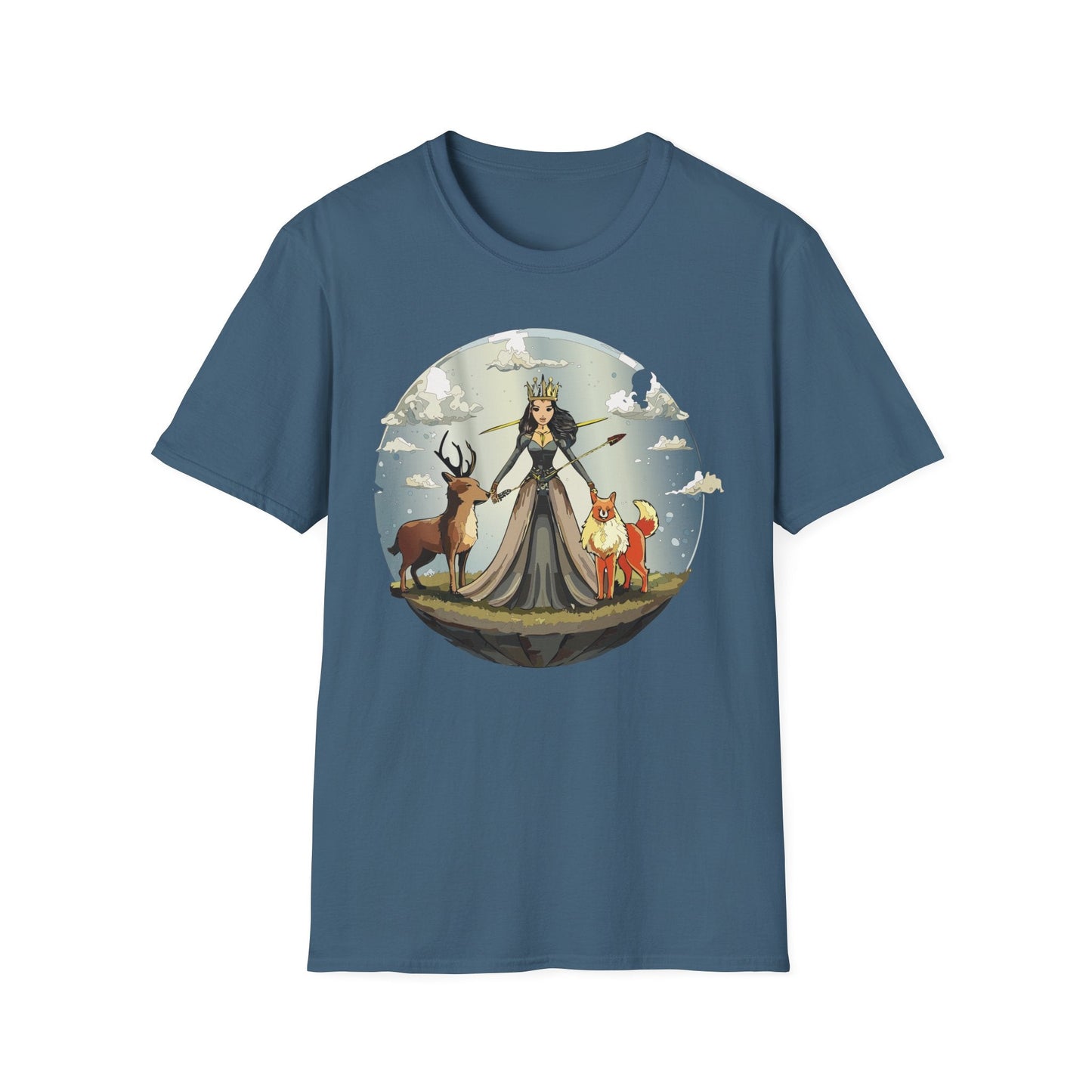 Womens Graphic T Shirt Art Design Tee Softstyle Gildan 64000 Cotton Comfort Fit Casual Wear