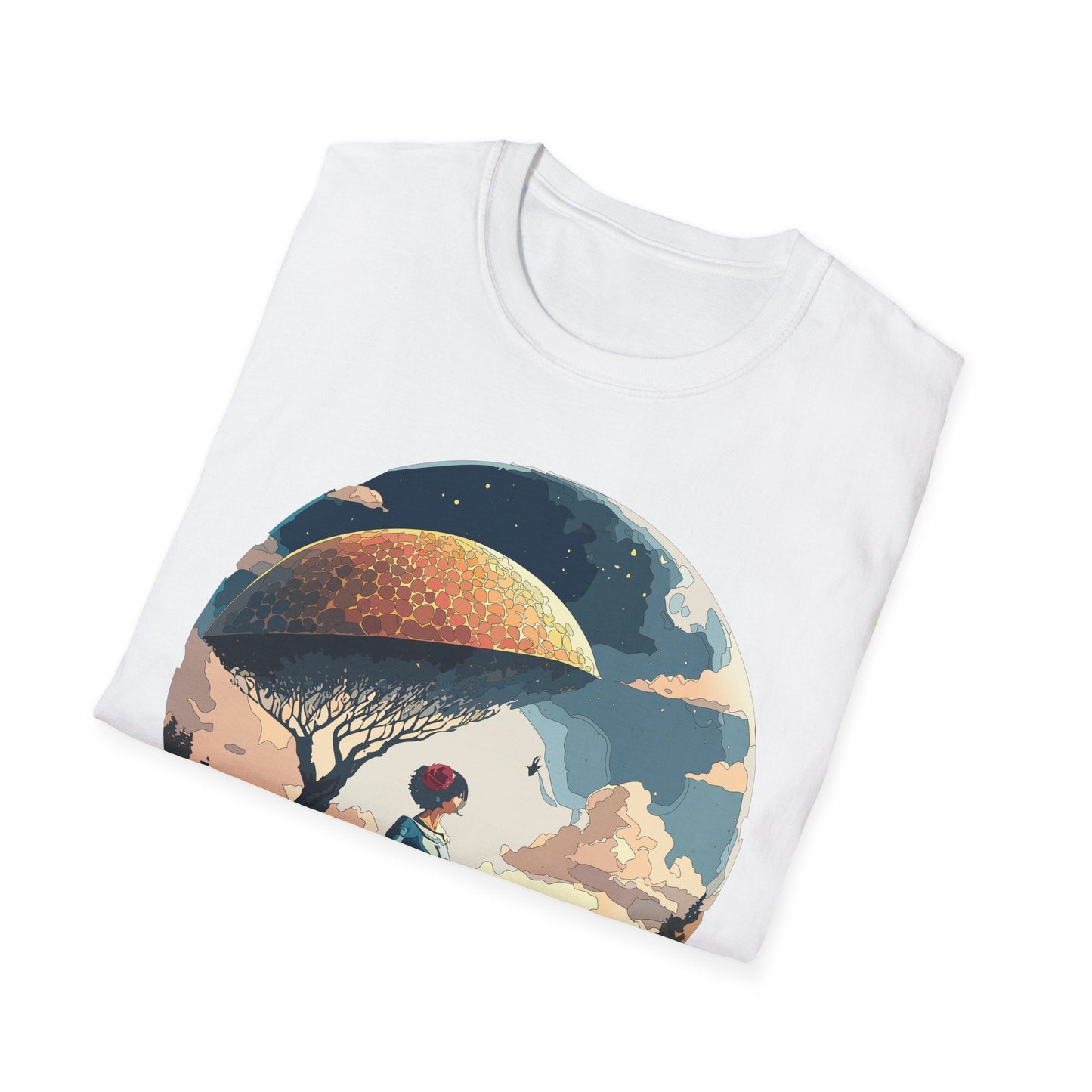 Womens Ladies Graphic T Shirts Art Design Shirt Gildan Softstyle 64000 Unisex Tee