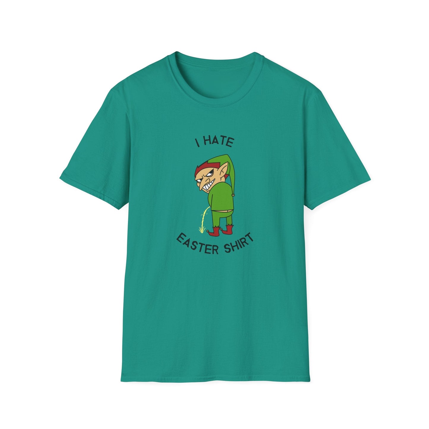 Unisex Easter T Shirt With Art Design Softstyle 100 Percent Ring Spun Cotton Lightweight Tee