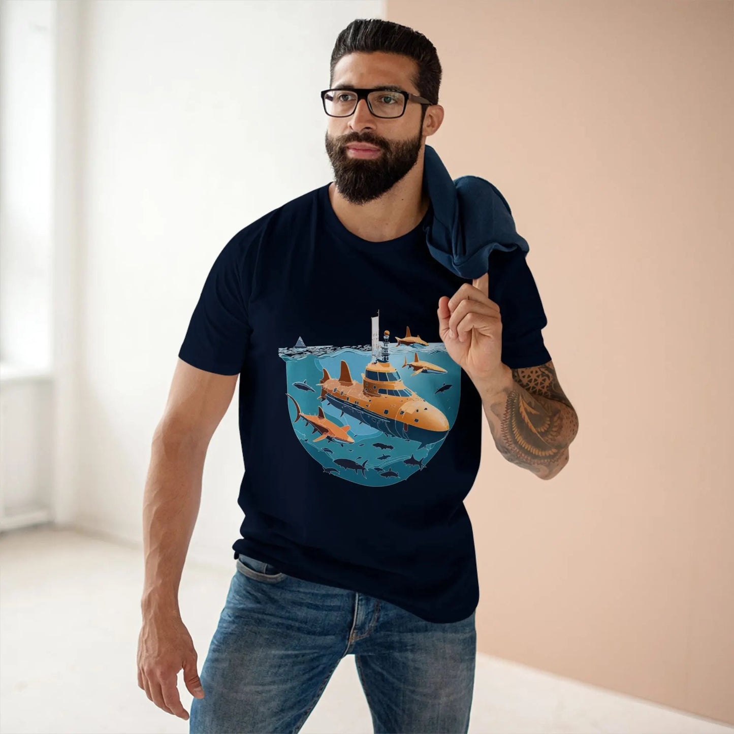 Ocean Coast Graphic Unisex 100 Cotton Staple Tee 18