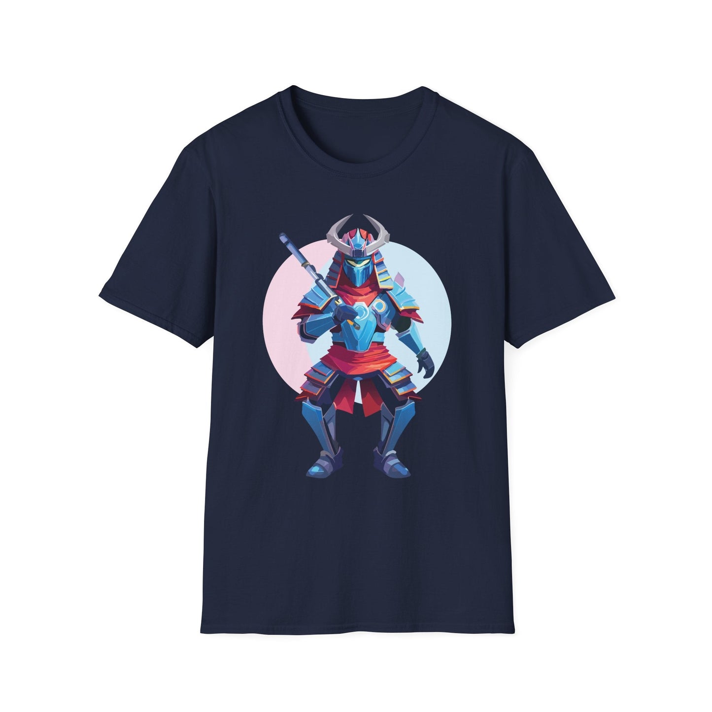 Samurai T Shirt Unisex Softstyle Tee Made From 100 Percent Ring Spun Cotton Gildan 64000