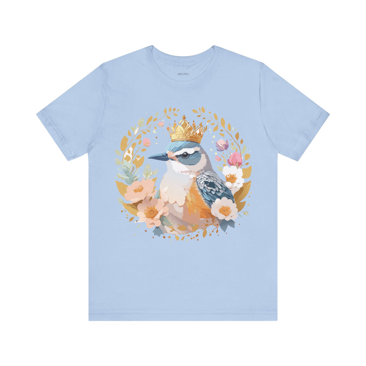 Medallion Graphic Unisex Cotton Bella+Canvas Tee with Art Design d54