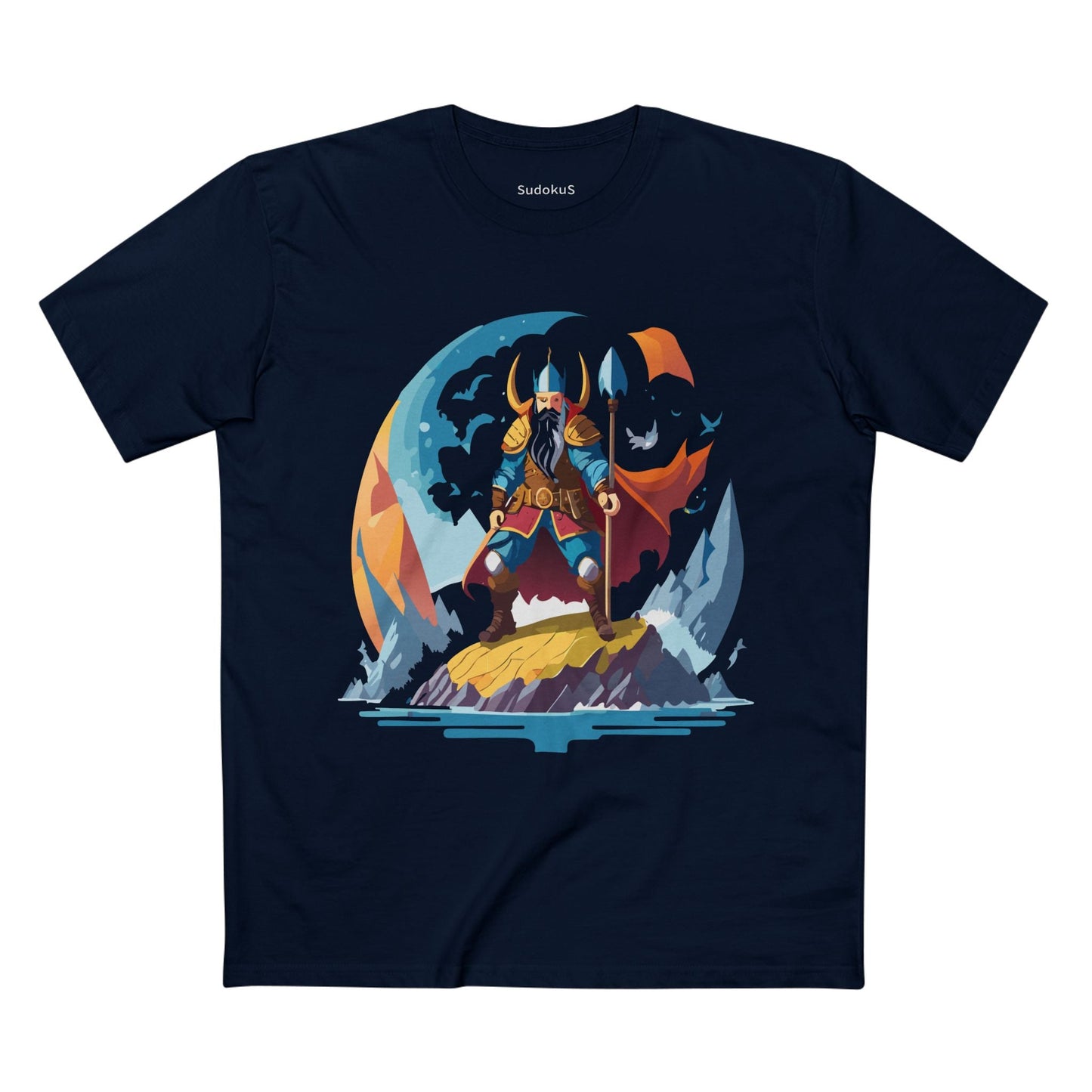 Viking Graphic Unisex 100 Cotton Staple Tee 8
