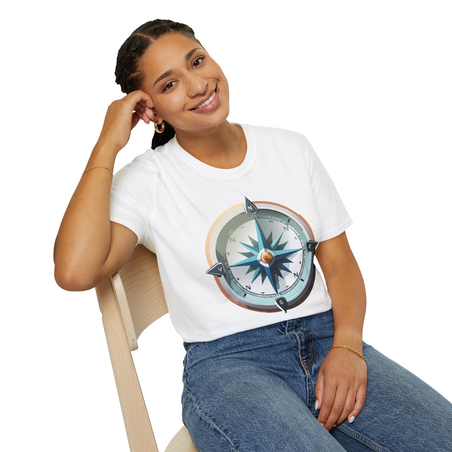 Compass Navigator Graphic Tee Unisex 100 Cotton 20