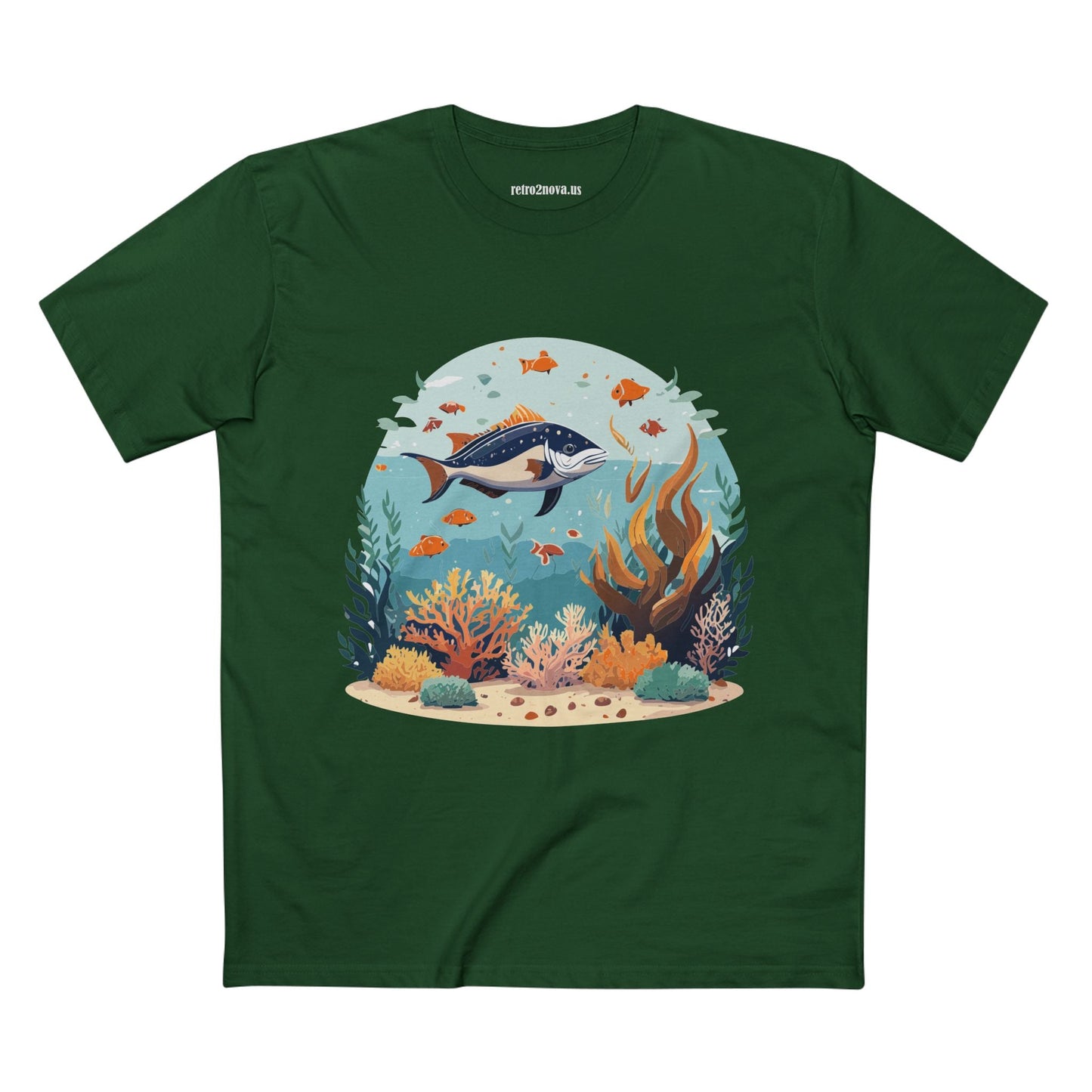 Ocean Pacific Ocean Shirt Unisex Premium Cotton Tee With Original Art Design Retro2Nova