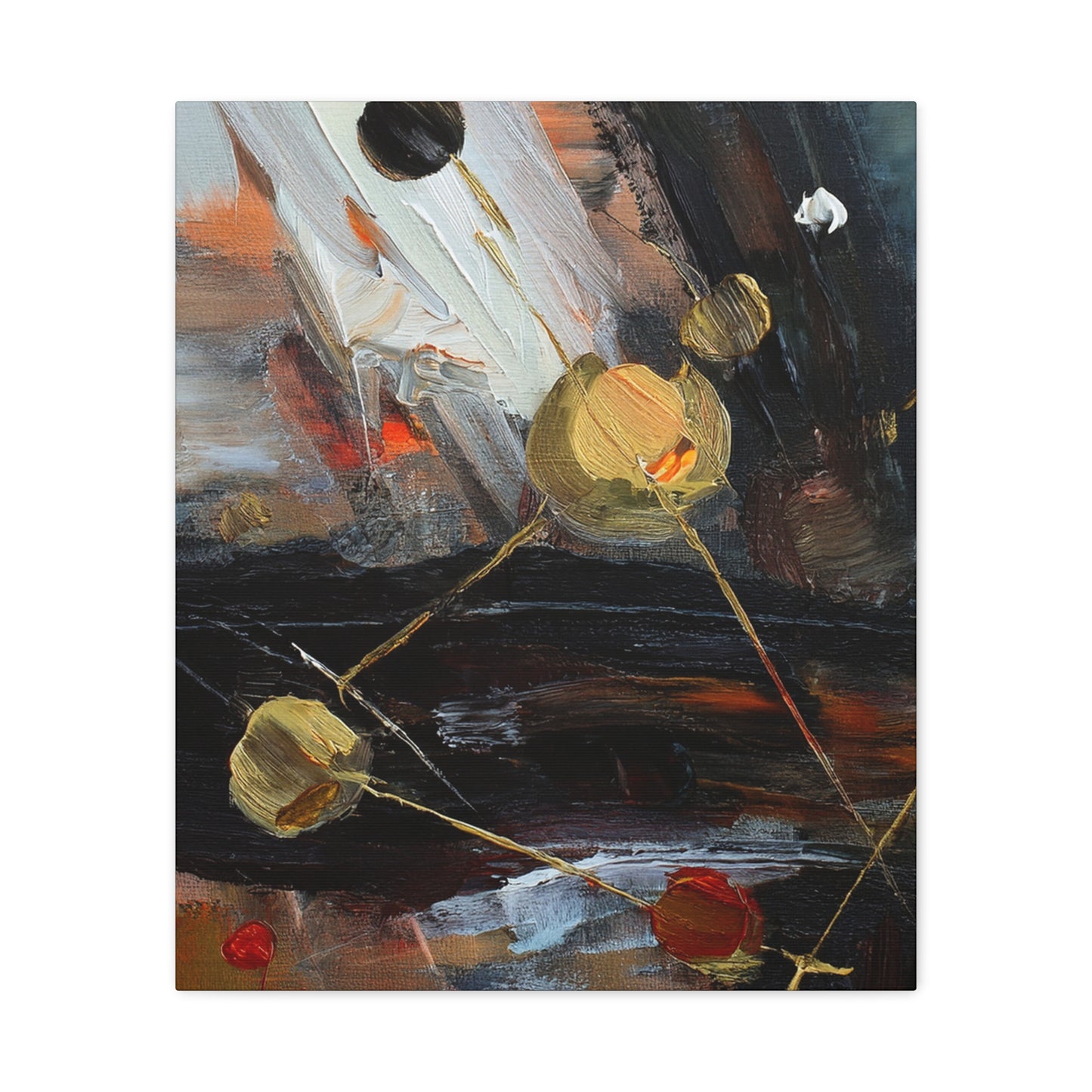 Abstract Oil Painting Print Canvas 20x24,20x30,24x30 24x32,24x36,30x40 32x48,36x48,40x60 Pine-Wood Inner Frame ABS-68