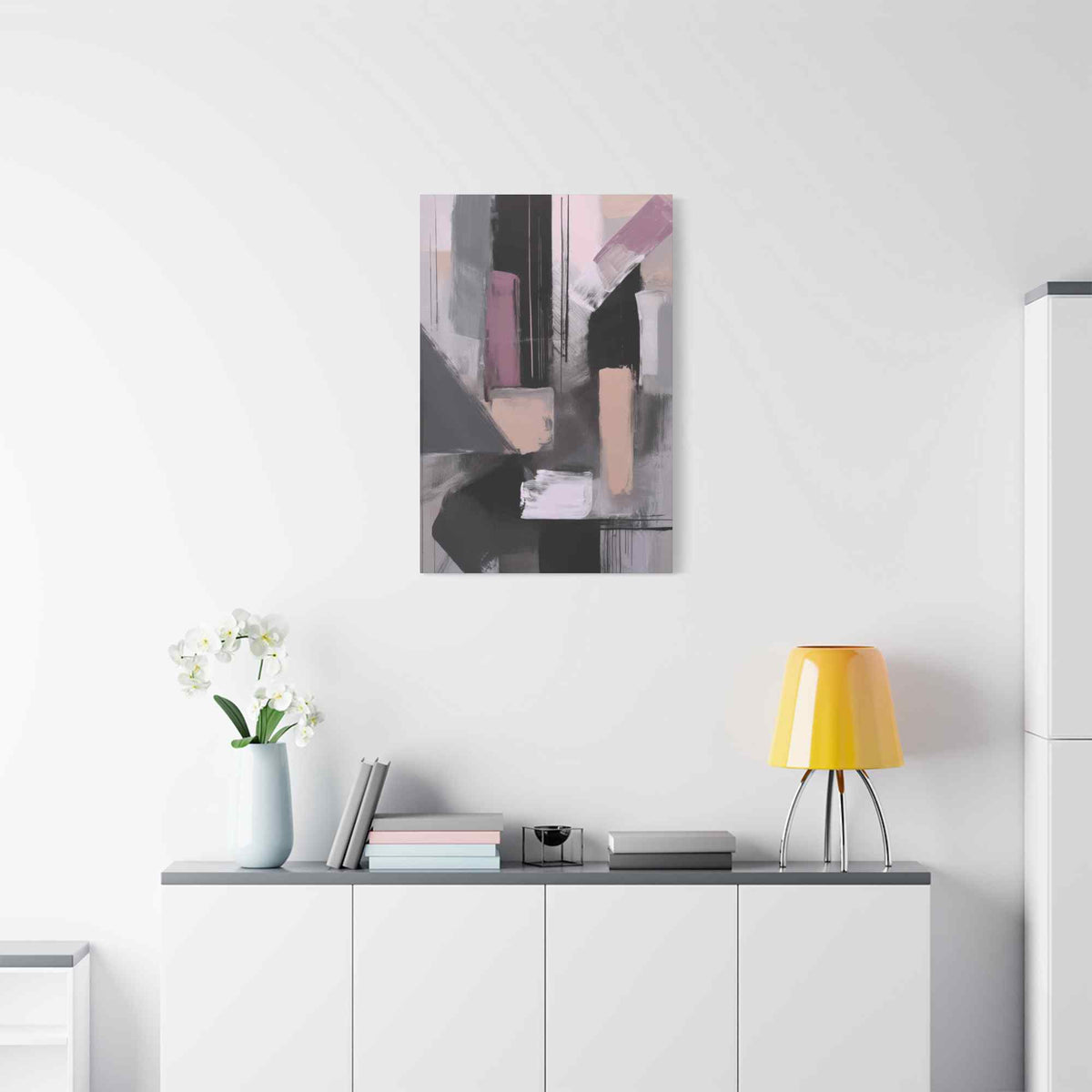 Abstract Geometric Painting Print Canvas 20x24,20x30,24x30 24x32,24x36,30x40 32x48,36x48,40x60 Pine-Wood Inner Frame ABS-47