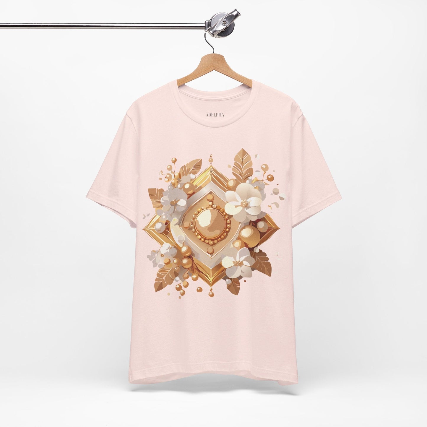 Jewelry Graphic Unisex 100 Cotton Vintage Treasure Art T-Shirt 28