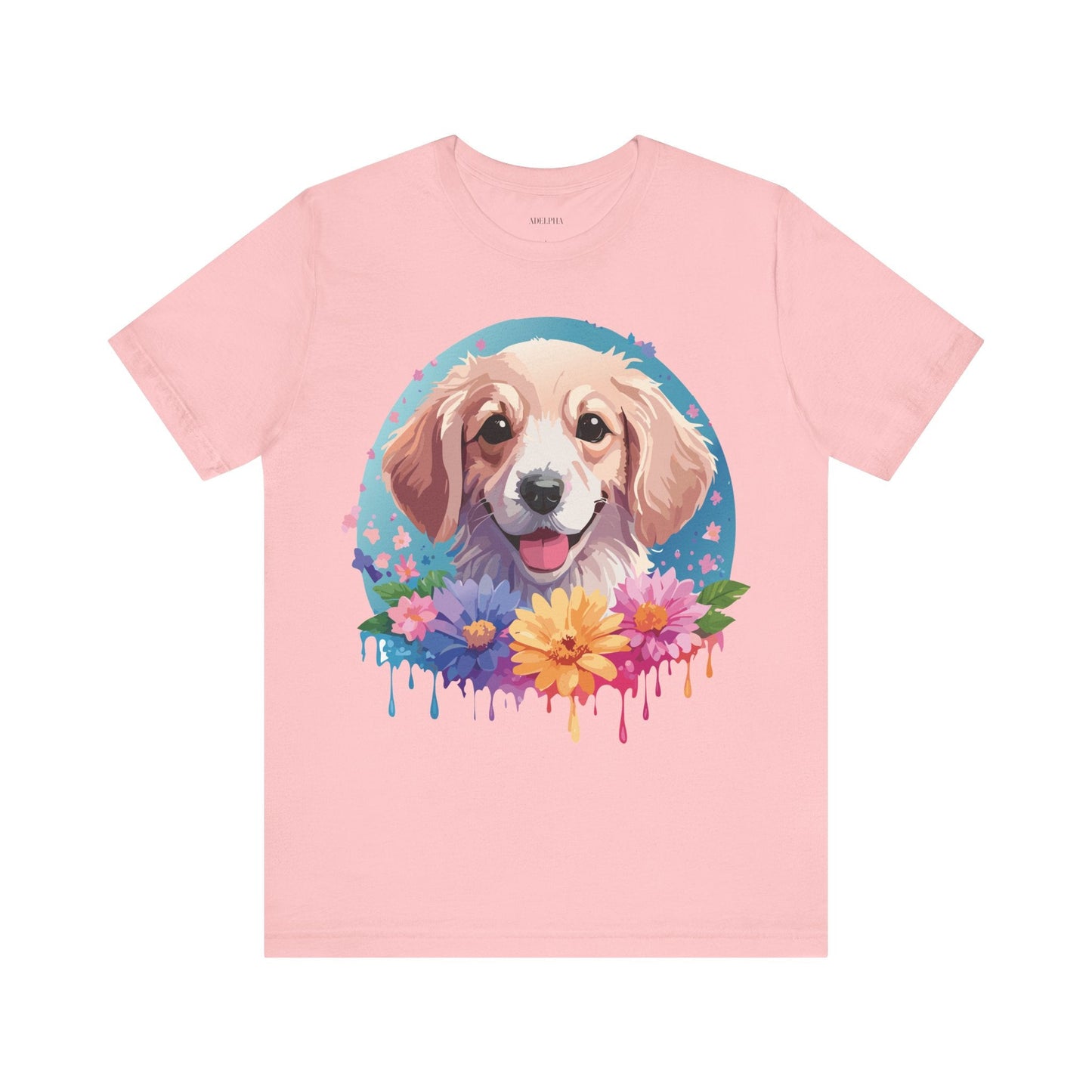 Dog Shirt Unisex Graphic Tee With Original Adelpha Artwork Jersey Short Sleeve Casual Look
