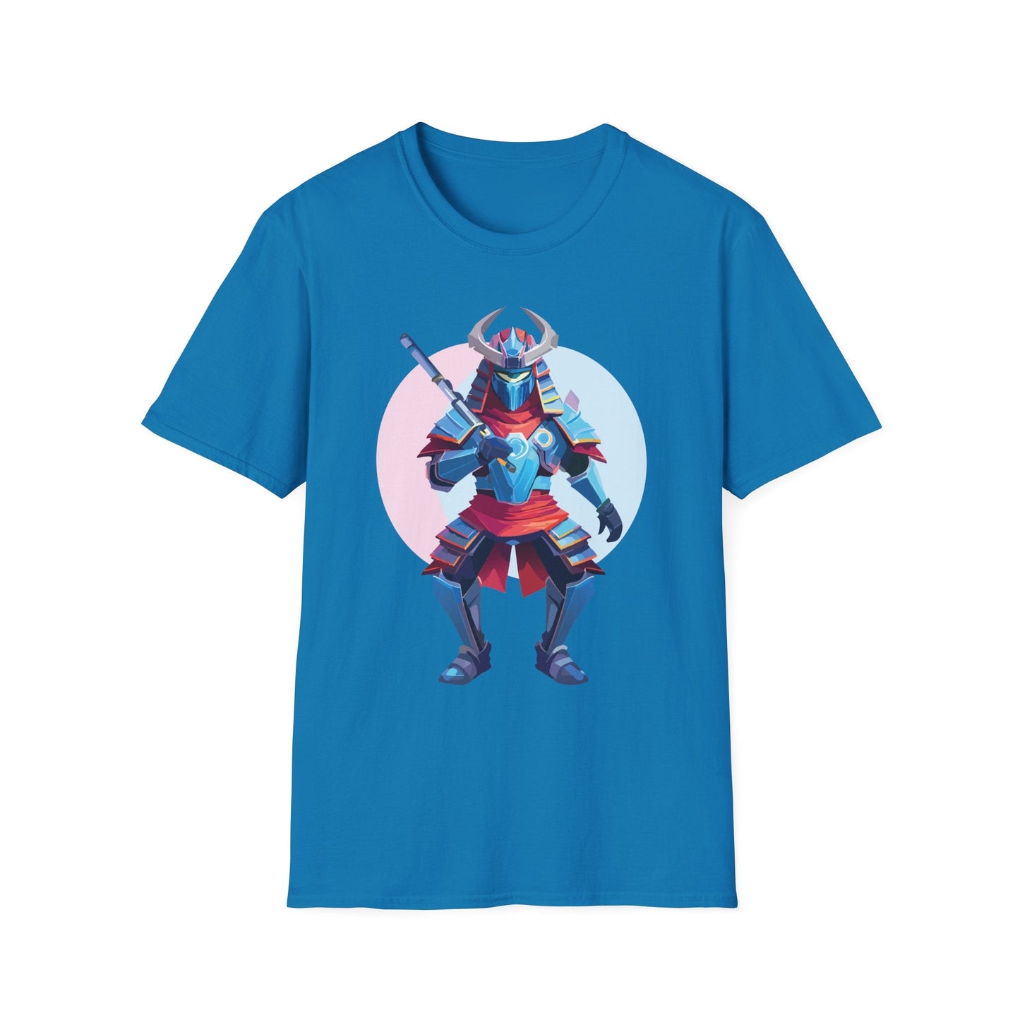 Samurai T Shirt Unisex Softstyle Tee Made From 100 Percent Ring Spun Cotton Gildan 64000