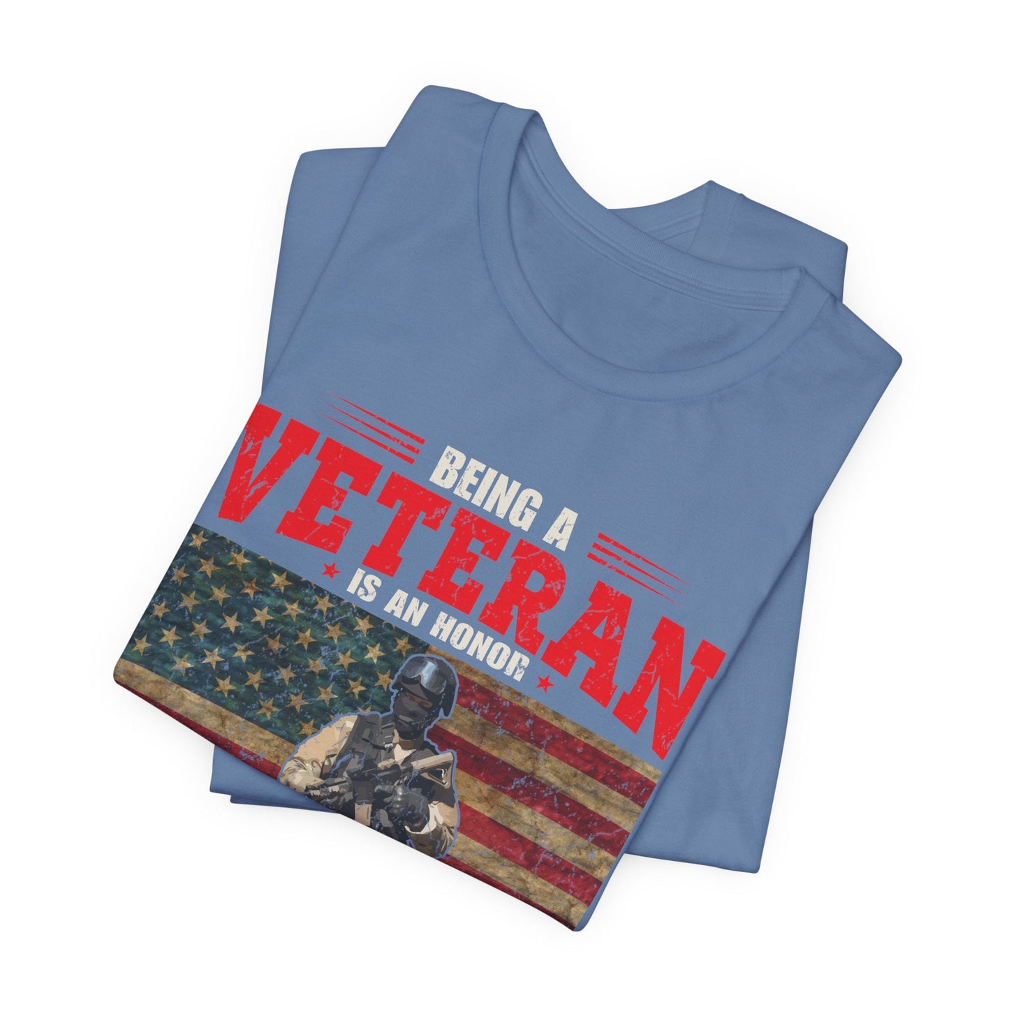 Army Veteran Patriotic Graphic Design Unisex Cotton T-Shirt v34