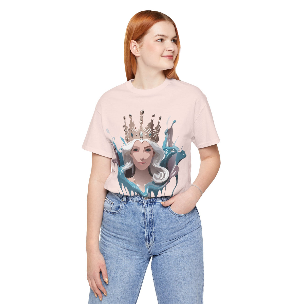 Queen Graphic Unisex Cotton Bella+Canvas Tee with Art Design m194