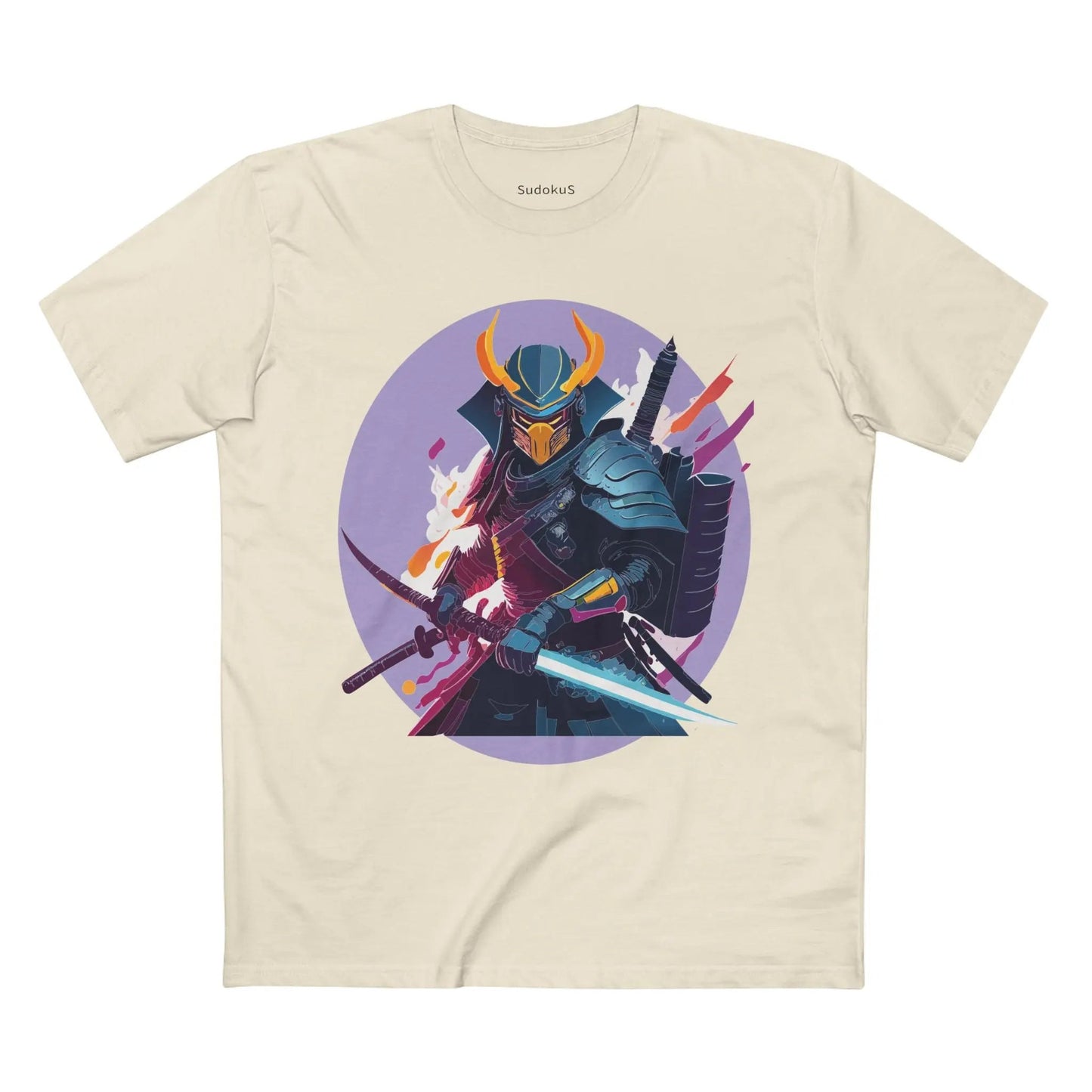 Samurai Graphic Unisex 100 Cotton Staple Tee 8