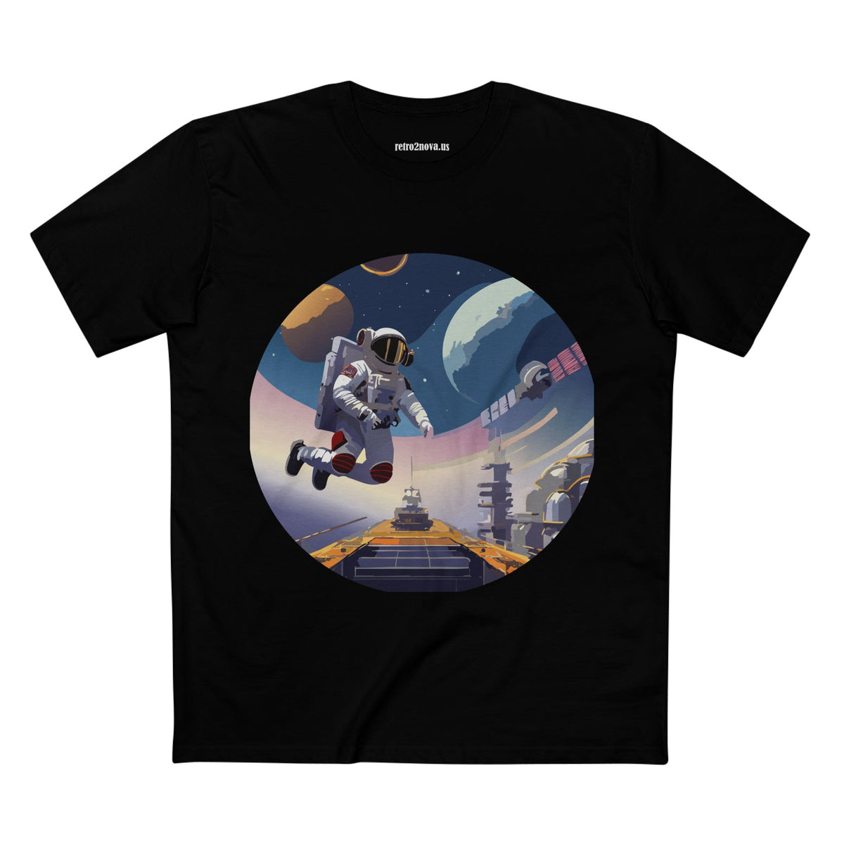 Cosmos Astronaut Graphic Tee Staple Unisex 100 Cotton Tee Shirt - CS-31