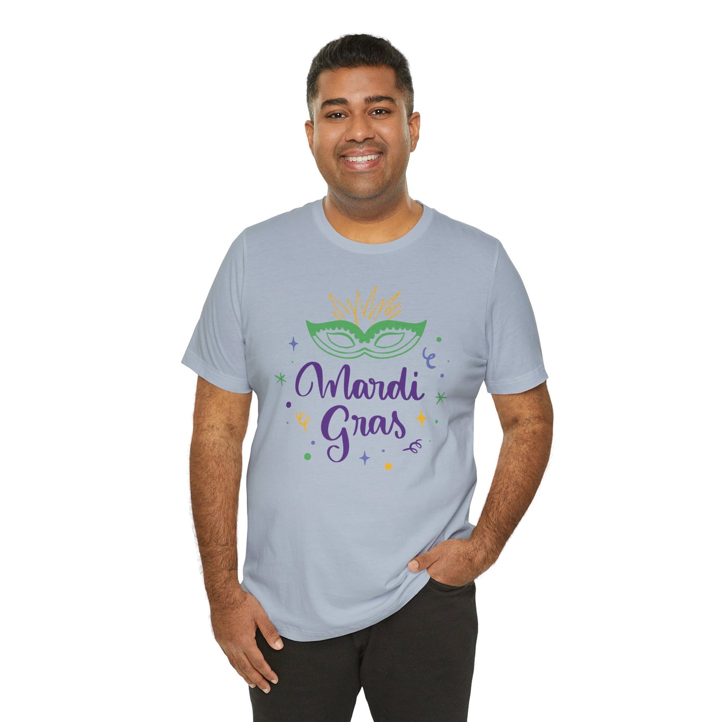 Tee-shirt en coton unisexe pour Mardi Gras