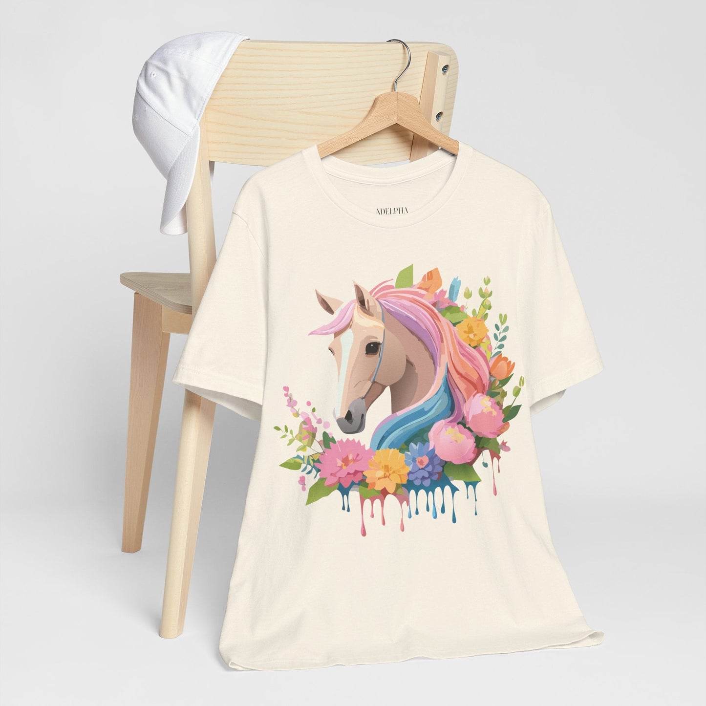 Horse Graphic Unisex 100 Cotton Vintage Animal Art T-Shirt 2