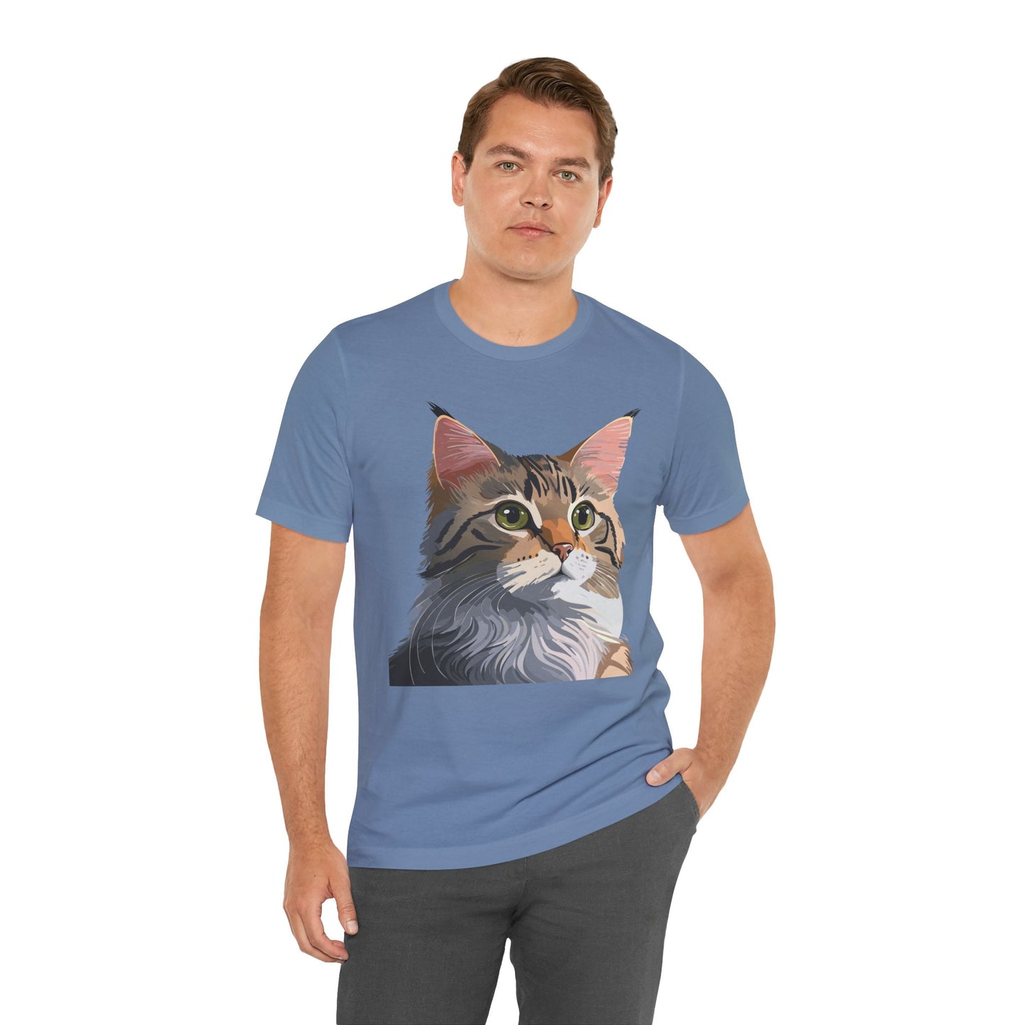 Unisex Animal Shirt Art Design Tee With Wild Animals Short Sleeve Comfort Wear Everyday