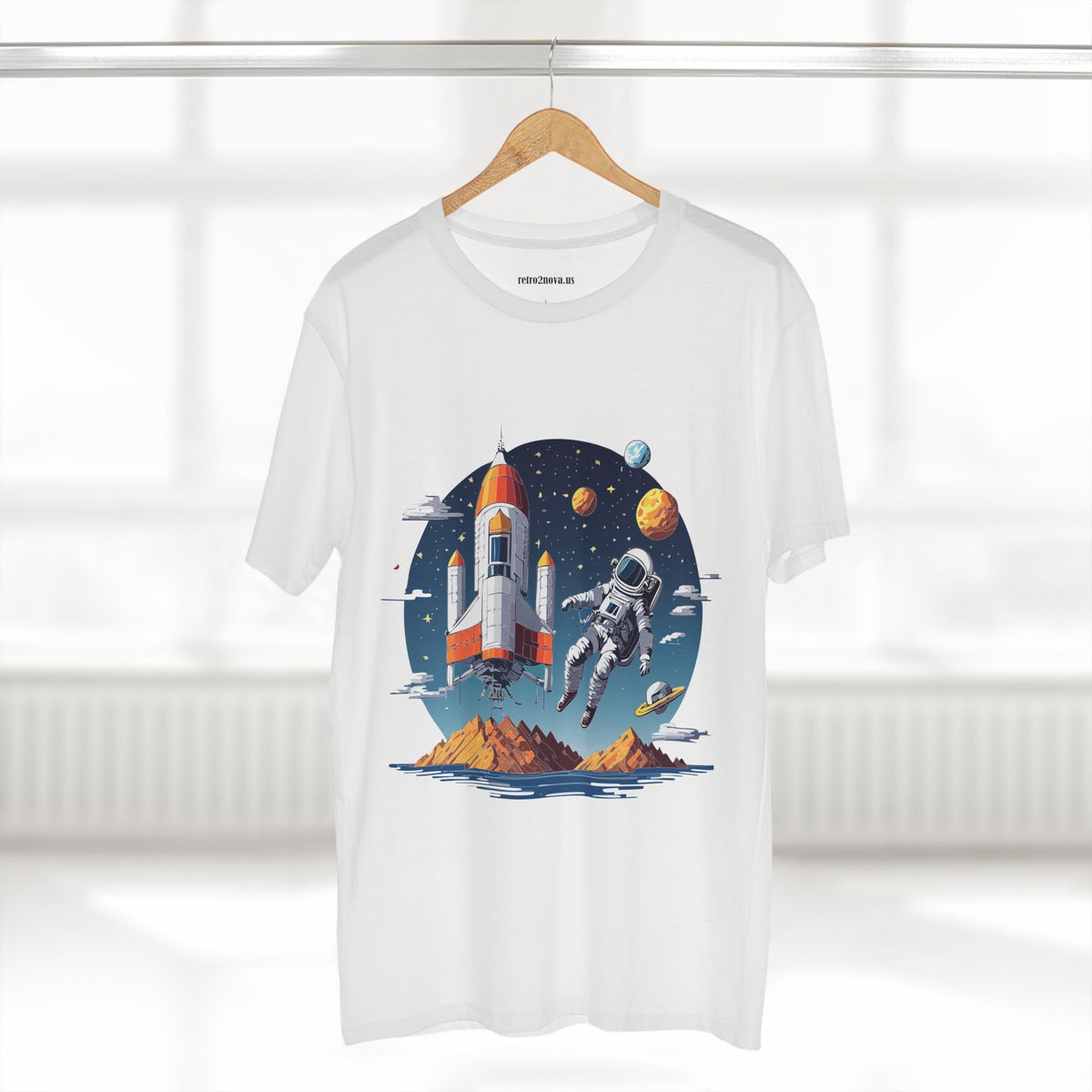 Cosmos Astronaut Graphic Tee Staple Unisex 100 Cotton Tee Shirt - CS-44
