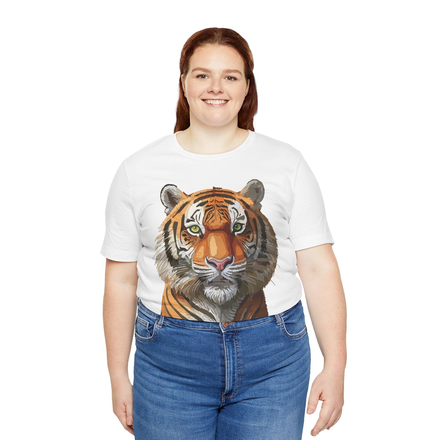 Unisex Animal Art Design Tee Shirt Wild Animals Graphic Tee Softstyle Gildan 64000