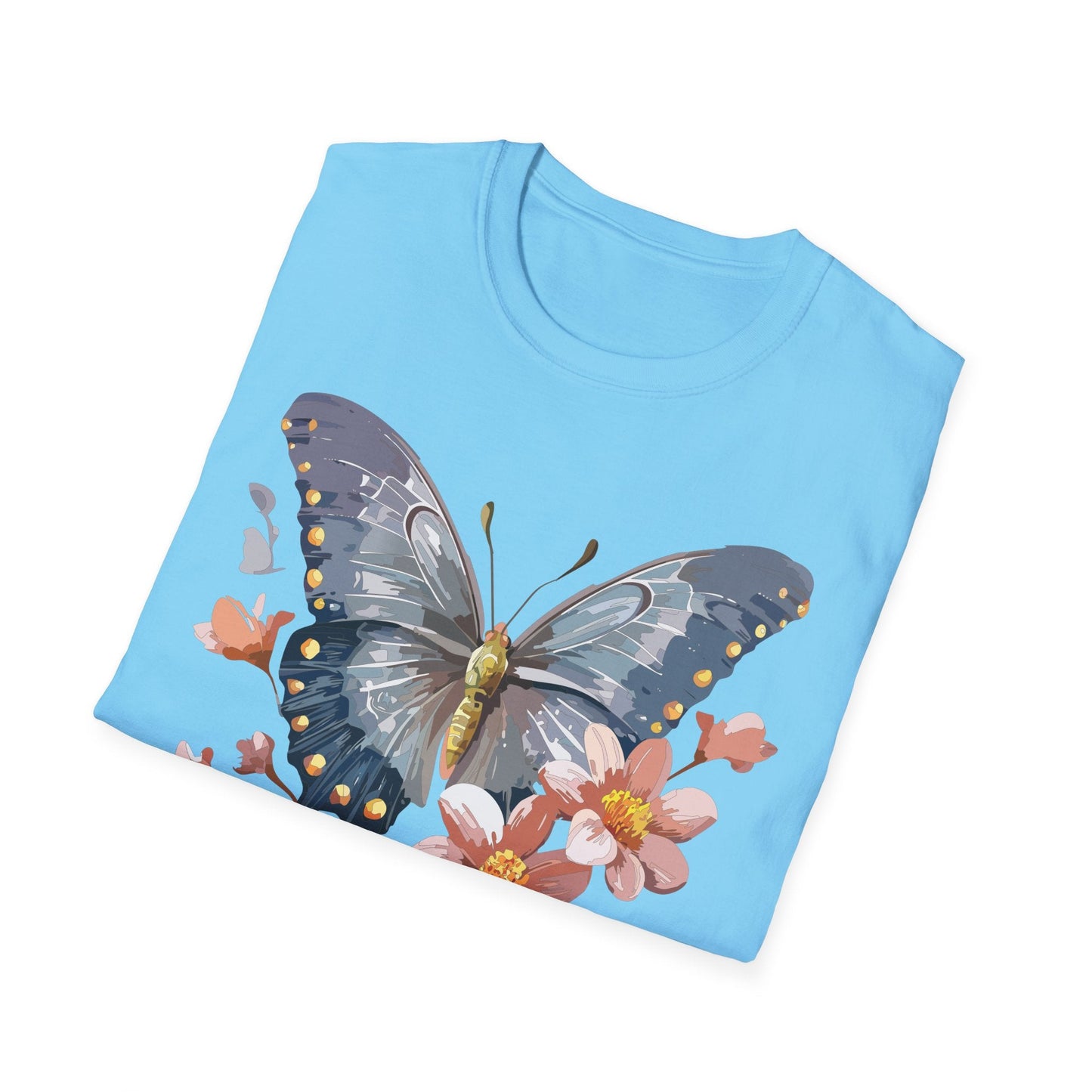 Butterfly Shirt Unisex T Shirt Monarch Butterfly Softstyle Tee Gildan 64000 Breathable Everyday Wear