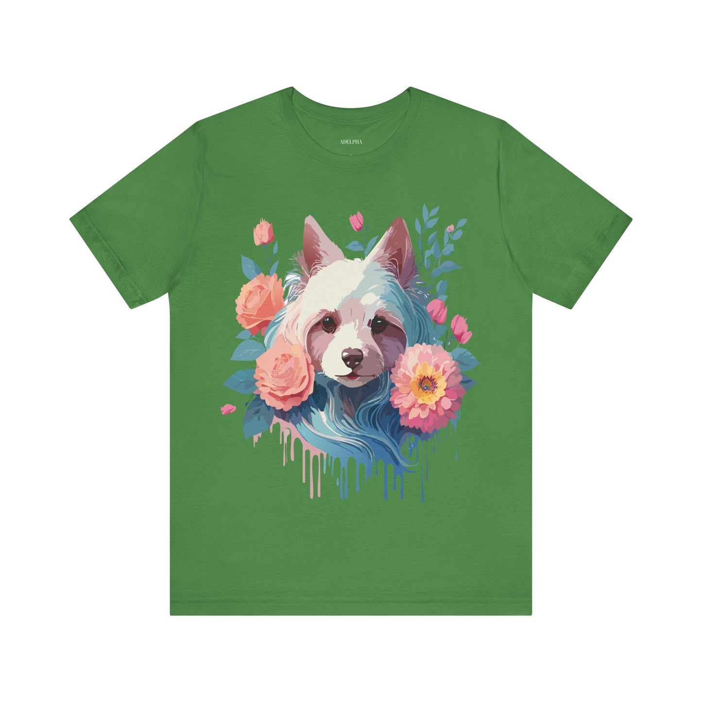 Adelpha Unisex Graphic Dog Shirt Short Sleeve Tee With Vintage Inspired Artwork Design
