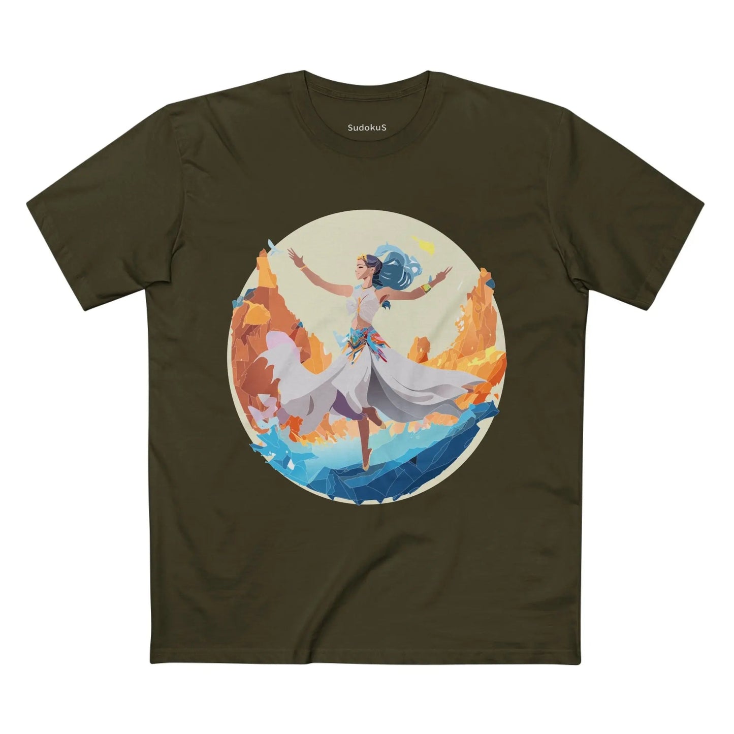Dancer Graphic Unisex 100 Cotton Staple Tee 12