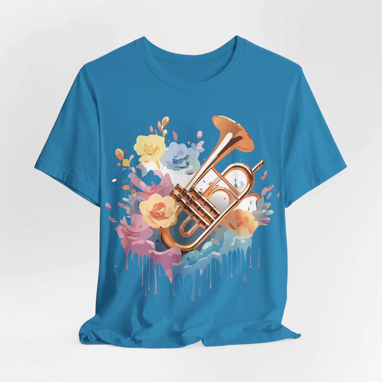 Music T Shirt Unisex Graphic Tee Vintage Artwork Adelpha Short Sleeve Art Design