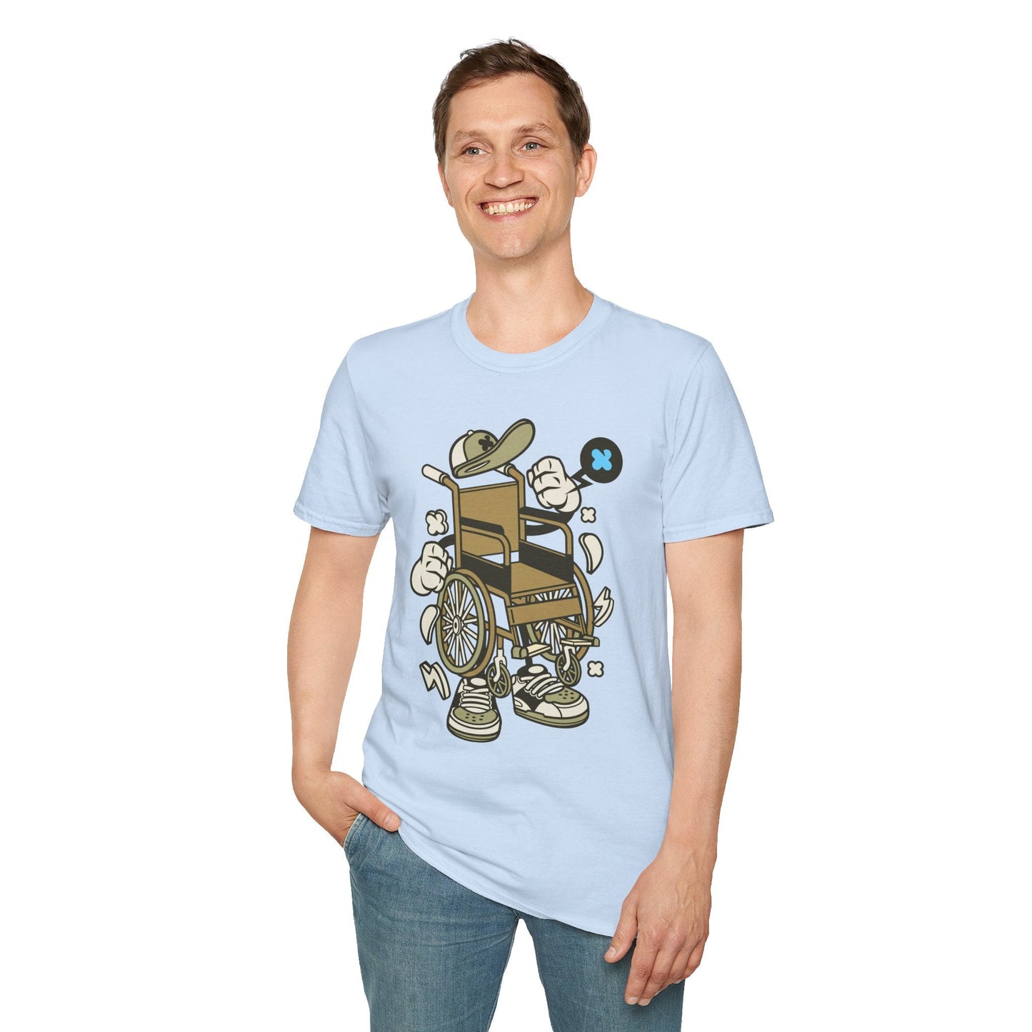 Cartoon T Shirt Animation Artwork Unisex Softstyle Tee 100 Percent Cotton Premium Graphic Tee