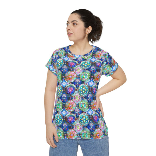 Abstract Print Shirt, Shirt with Abstract Print