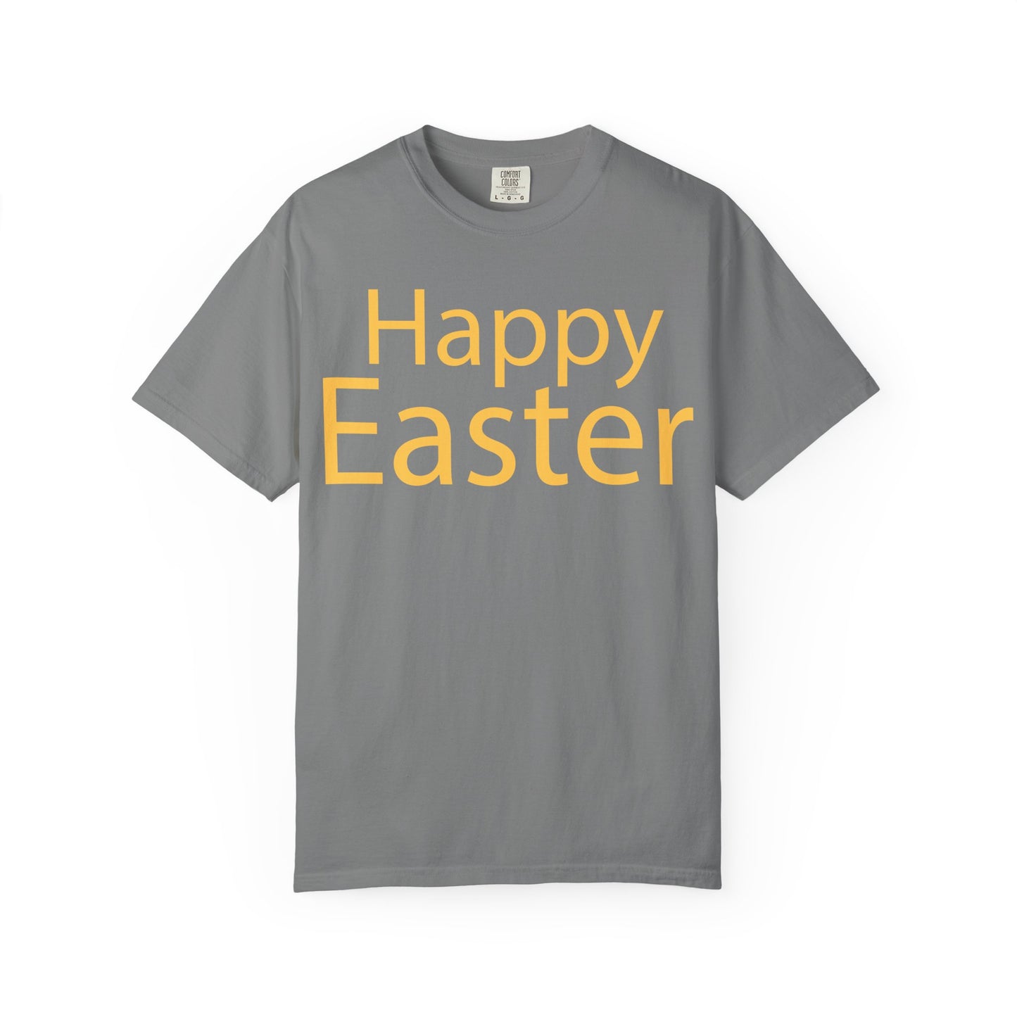 Happy Easter T-Shirt, Tee Shirt with Easter Signature, T Shirt with Easter Prints, Tee Shirt with Easter Design