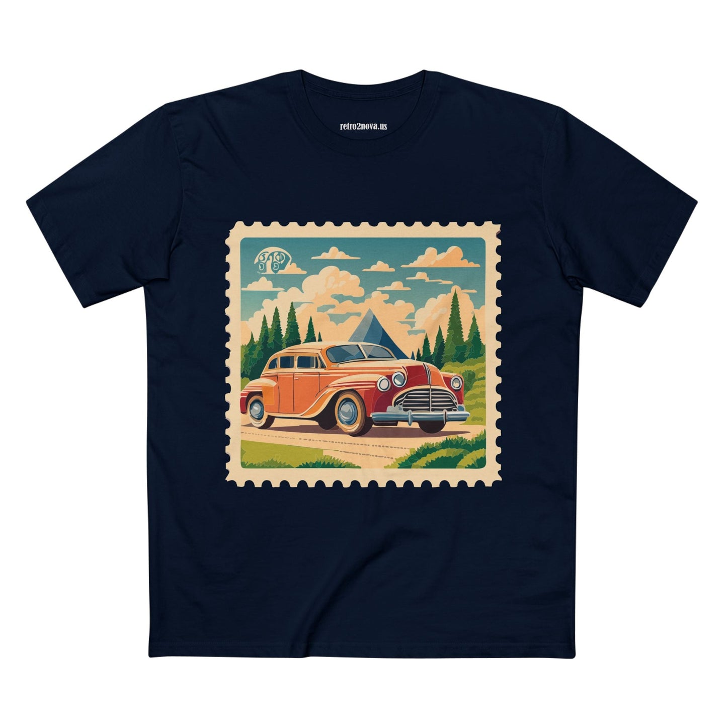 Stamp Shirt Postage Stamp Tee PS-30 Unisex Premium Cotton Original Art Design By Retro2Nova