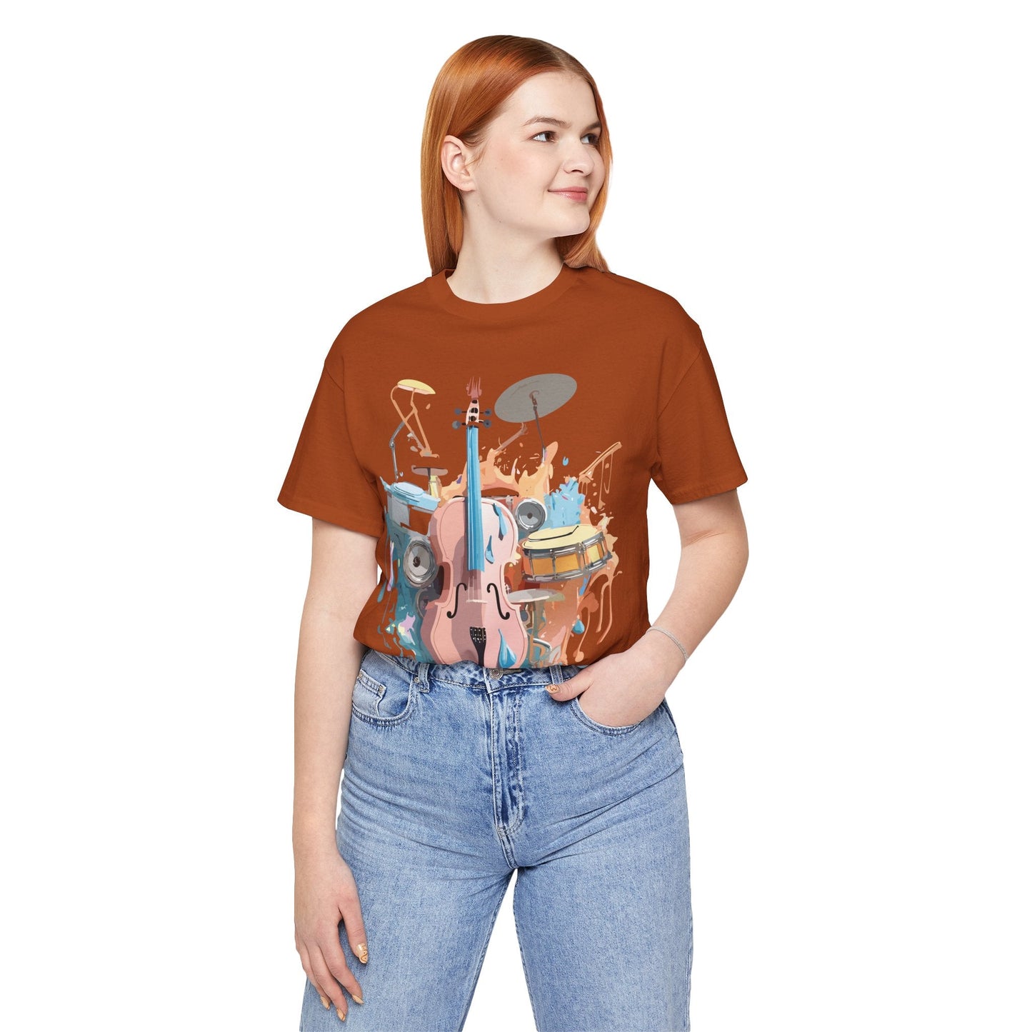 Adelpha Graphic Music T Shirt Unisex Jersey Short Sleeve Tee Art Design Premium Vintage Inspired