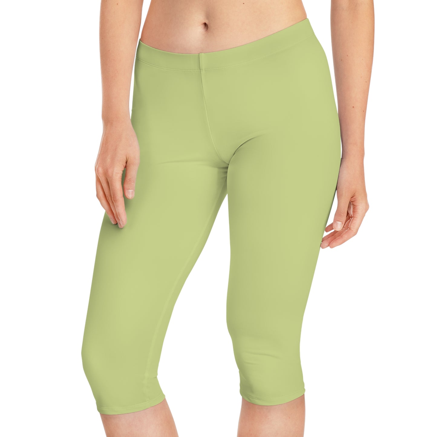 綠色七分緊身褲，綠色七分緊身褲 13