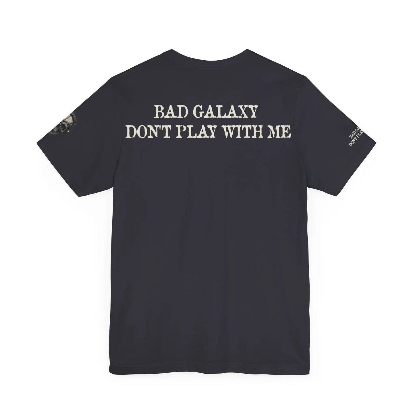 Skull T Shirt From Bad Galaxy 100 Percent Cotton Eco Friendly Made In USA With Durable Stitching